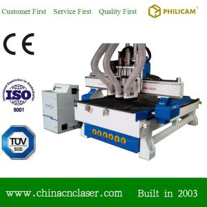 Máquina del ranurador del CNC del ATC para la fabricación de puerta de gabinete de cocina