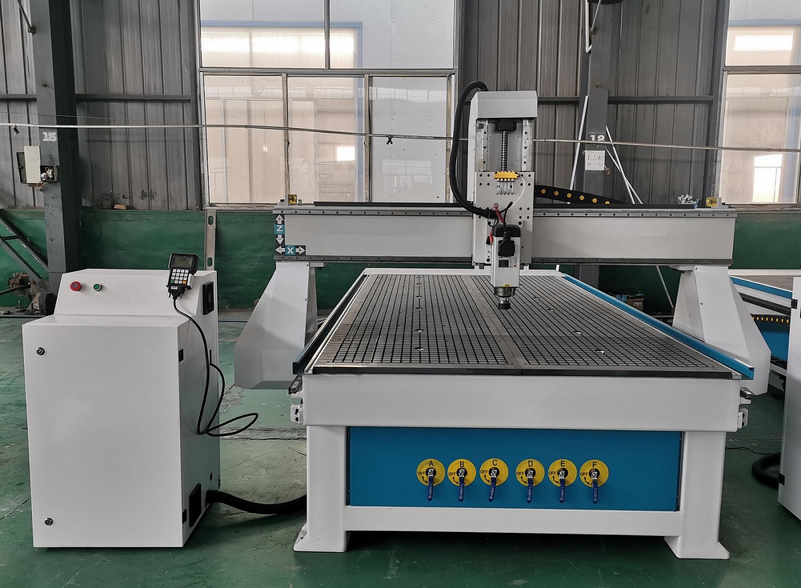 Mesa de vacío de husillo enfriada por aire Cnc