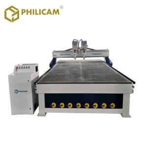 Gran tamaño de trabajo de doble cabezal CNC Router 2130 Precio de fábrica