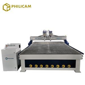 Máquinas de enrutador CNC de cabezas múltiples con gran tamaño