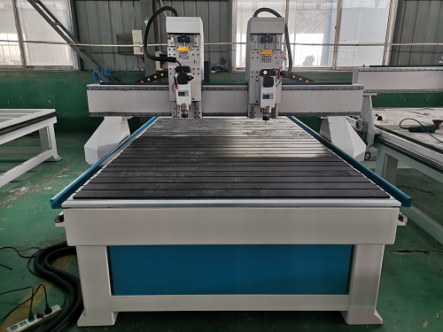 Máquina de enrutador CNC de madera de doble cabeza